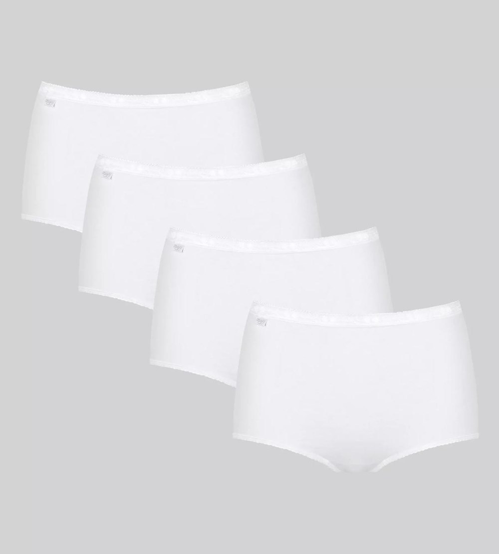 Sloggi Basic+ Maxi Białe | 03762-JNDC