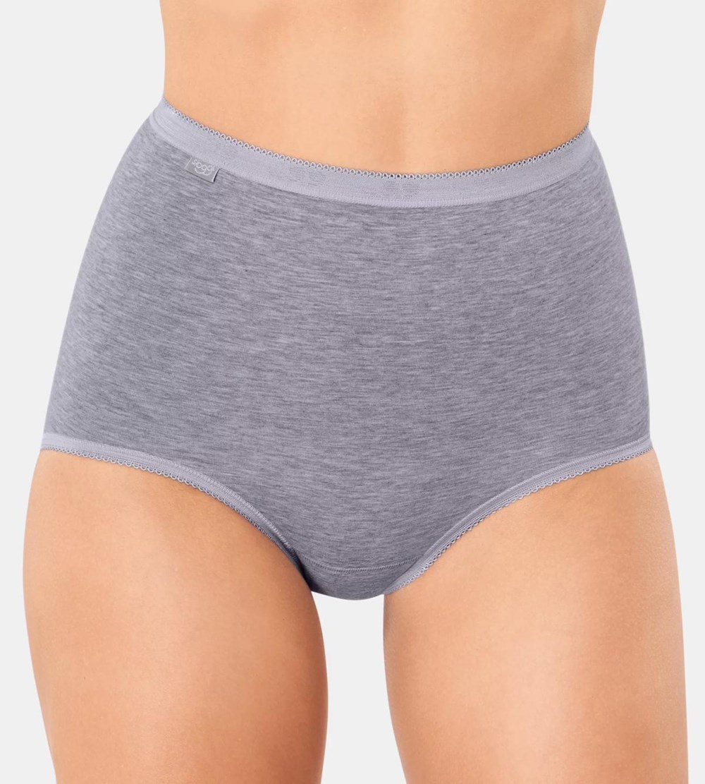 Sloggi Basic+ Maxi Szare | 16297-TGDX