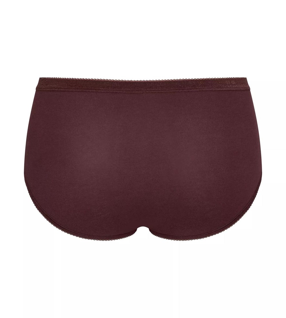 Sloggi Basic+ Midi Niebieskie Ciemny | 48325-JRZG