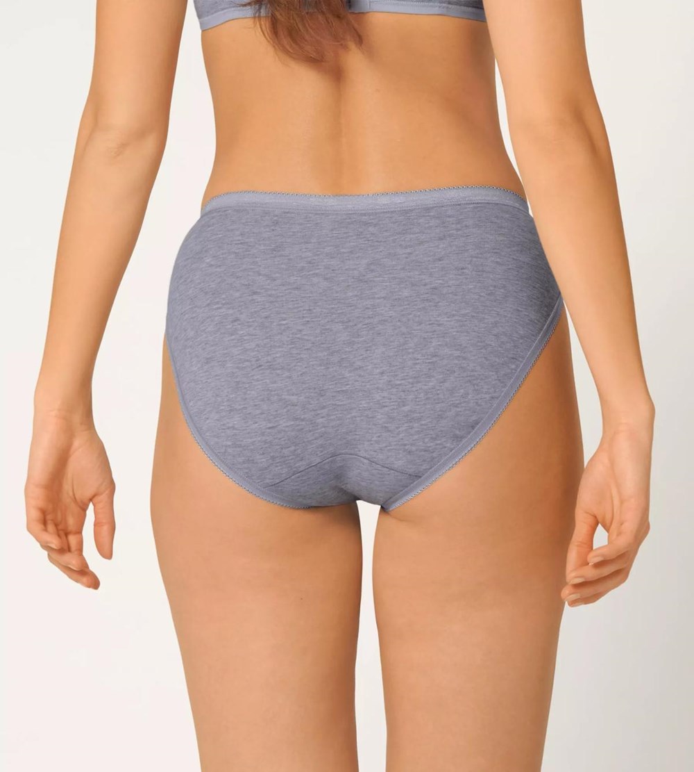 Sloggi Basic+ Tai Brief Szare | 17235-PUNE