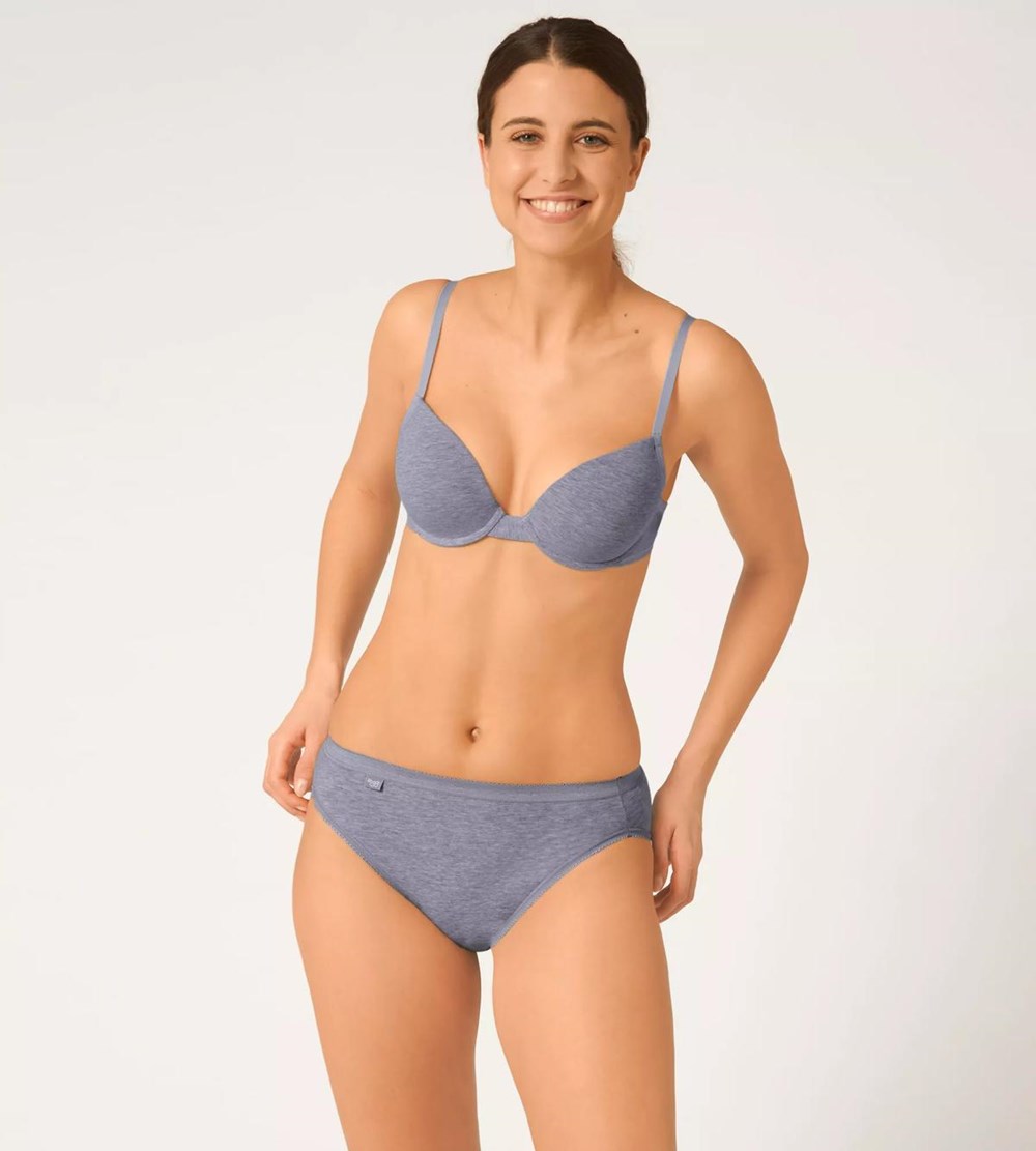 Sloggi Basic+ Tai Brief Szare | 17235-PUNE