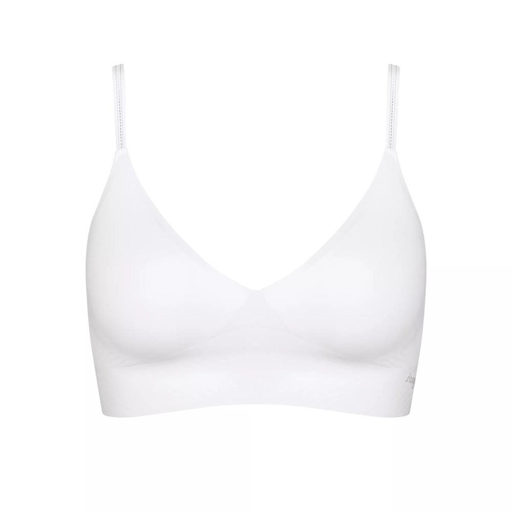 Sloggi Body Adapt Bralette Białe | 17835-NSYB