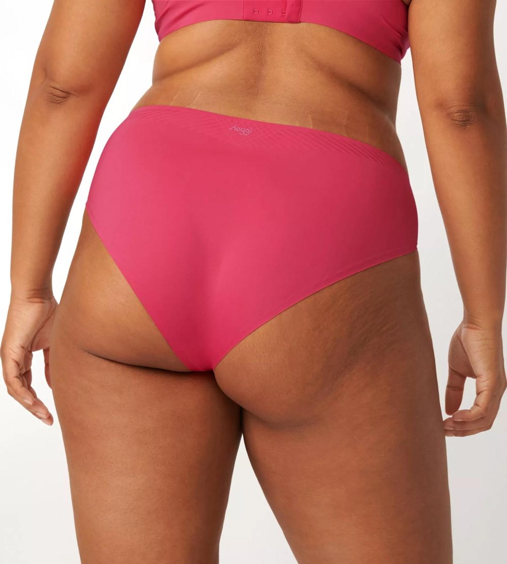 Sloggi Body Adapt High Leg Brief Różowe | 95026-UOKP