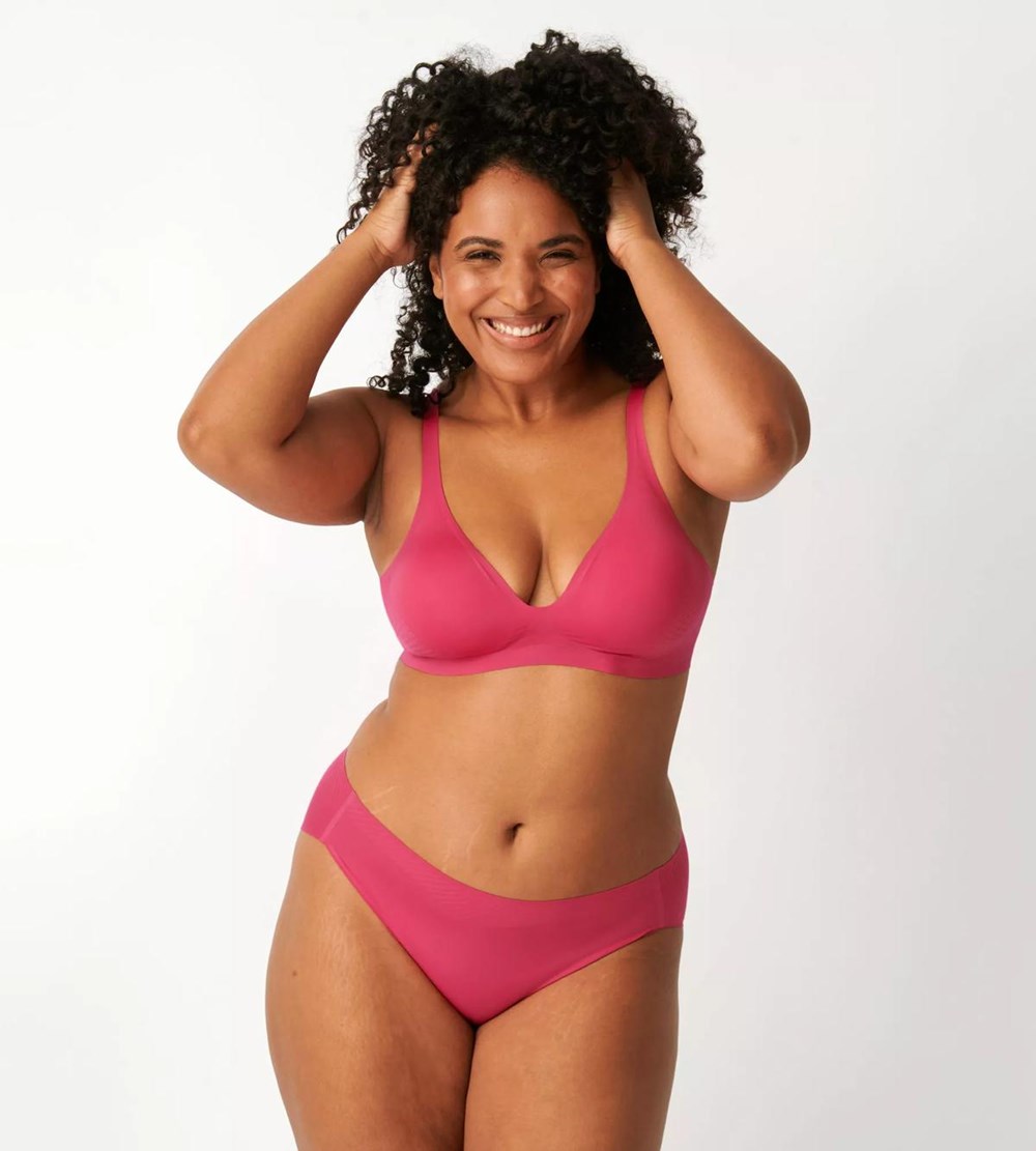 Sloggi Body Adapt High Leg Brief Różowe | 95026-UOKP