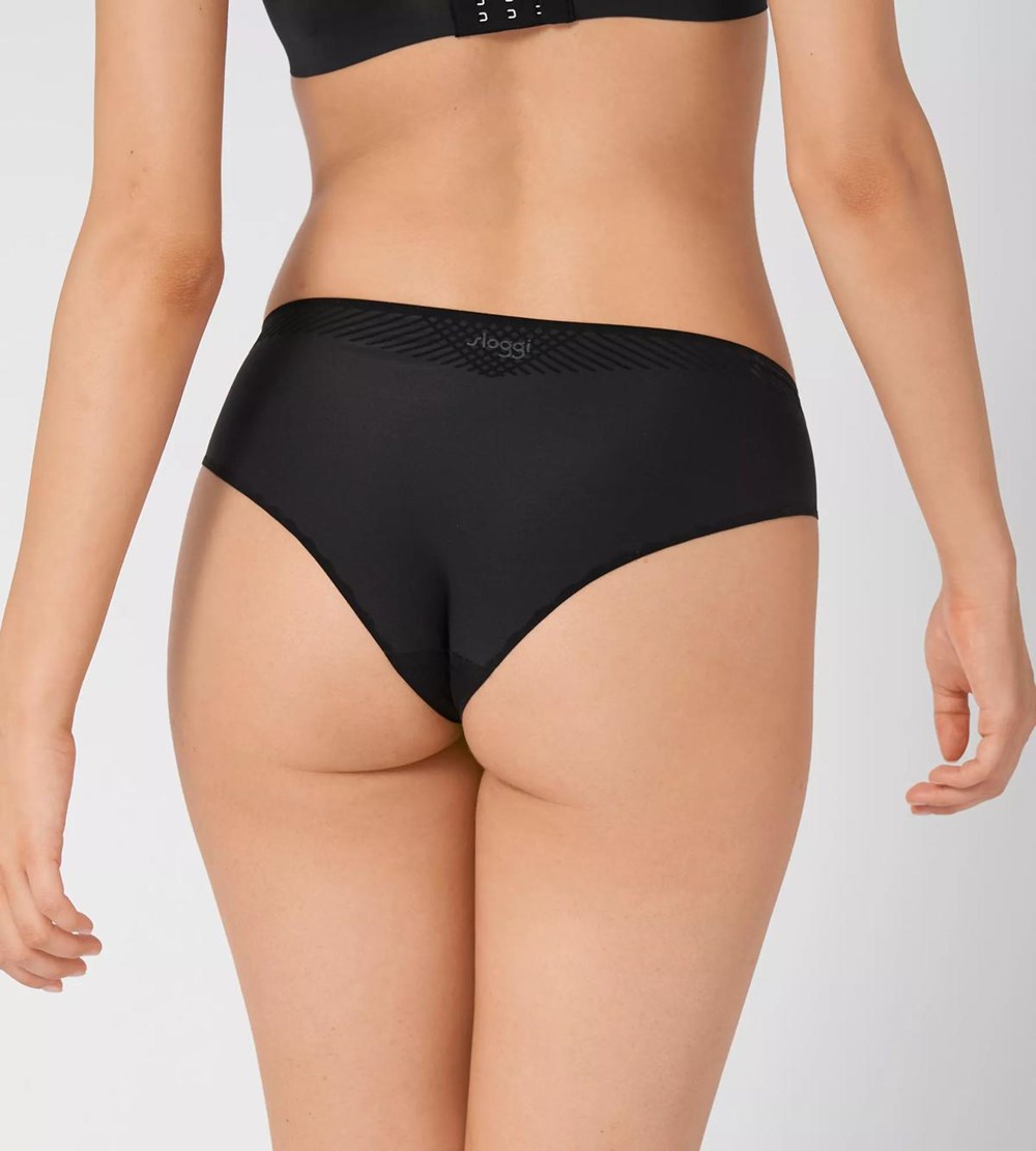 Sloggi Body Adapt Hipster Czarne | 40519-KYCA