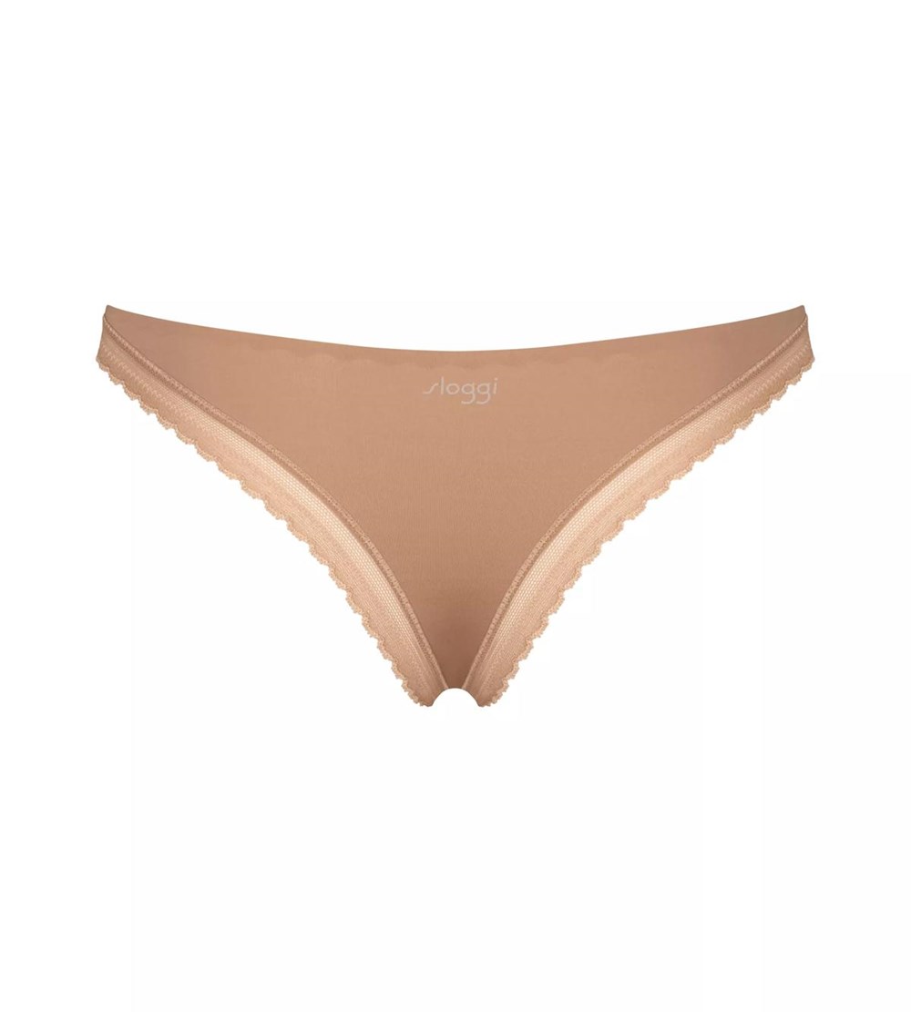 Sloggi Body Adapt Twist Brazilian Brief Brązowe | 05139-YRFL