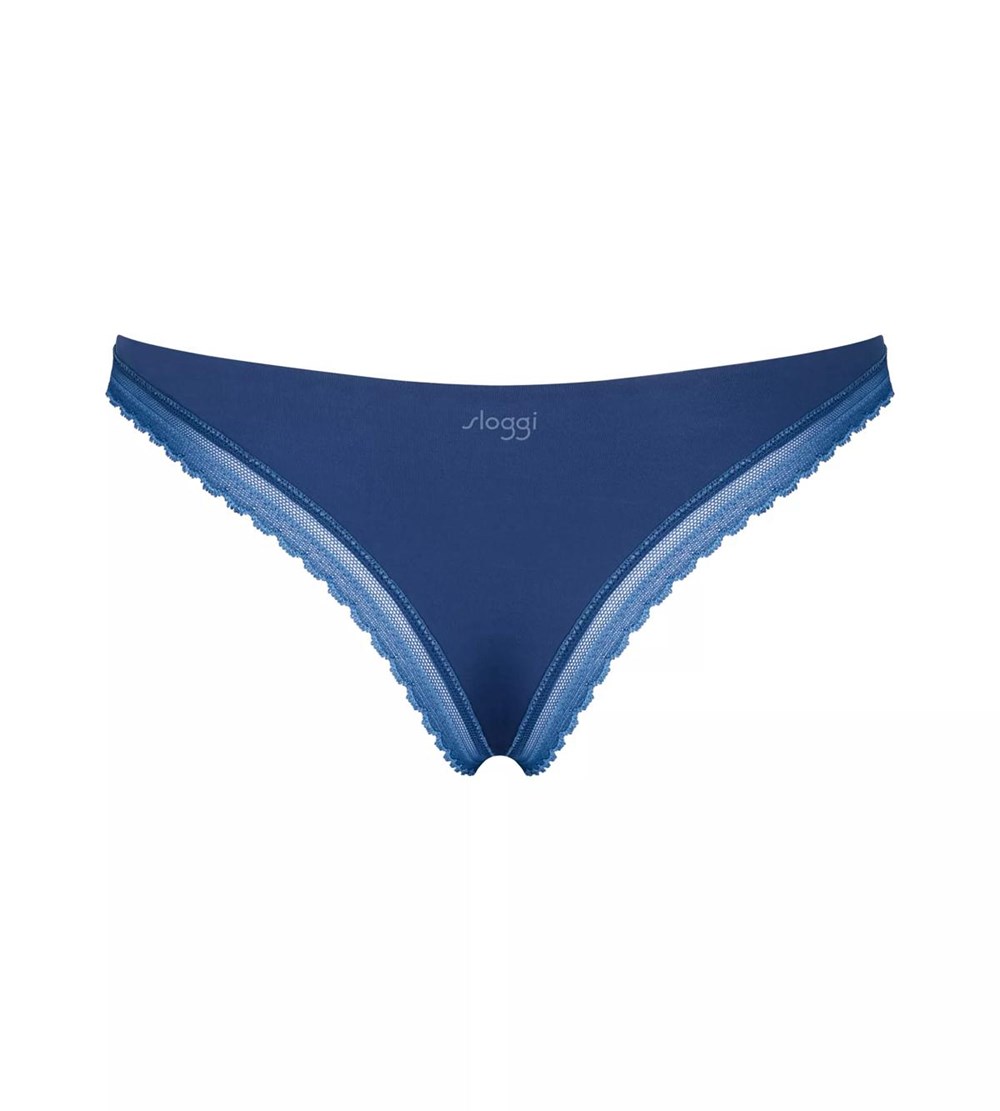 Sloggi Body Adapt Twist Brazilian Brief Niebieskie | 29103-LFSP