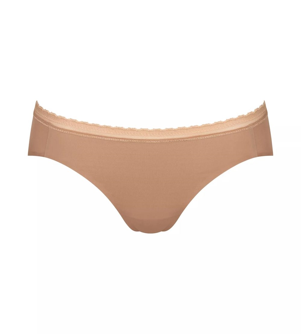 Sloggi Body Adapt Twist Hipster Brązowe | 18746-ZUES