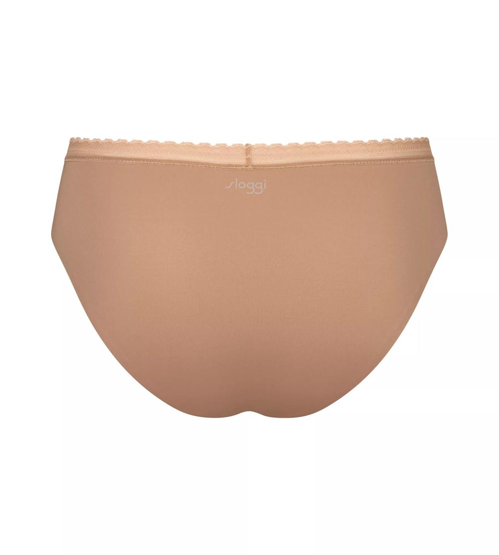 Sloggi Body Adapt Twist Tai Brief Brązowe | 20648-MCVR