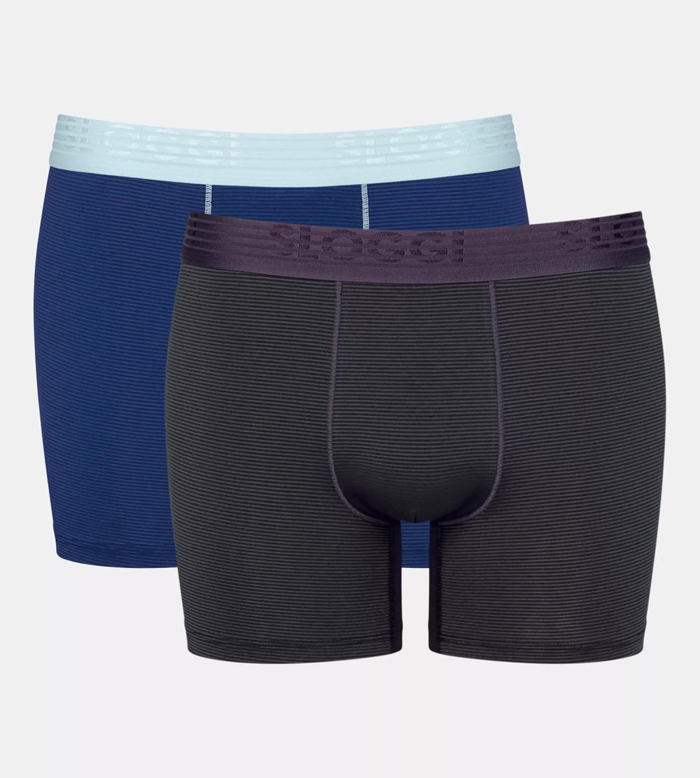 Sloggi Ever Cool Shorts Niebieskie Ciemny | 73102-ILOC