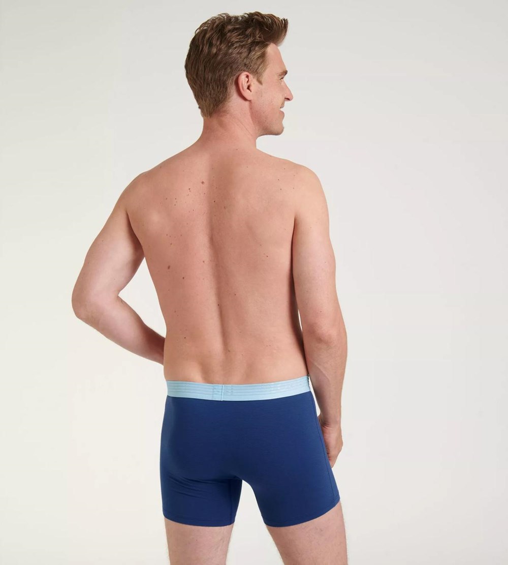 Sloggi Ever Cool Shorts Niebieskie Ciemny | 73102-ILOC