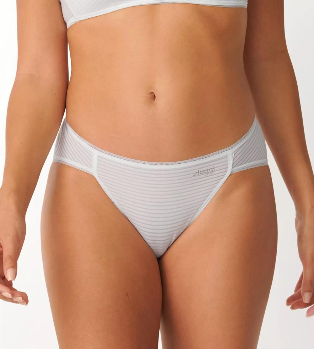 Sloggi Ever Fresh Tai Brief Białe | 52047-AREJ