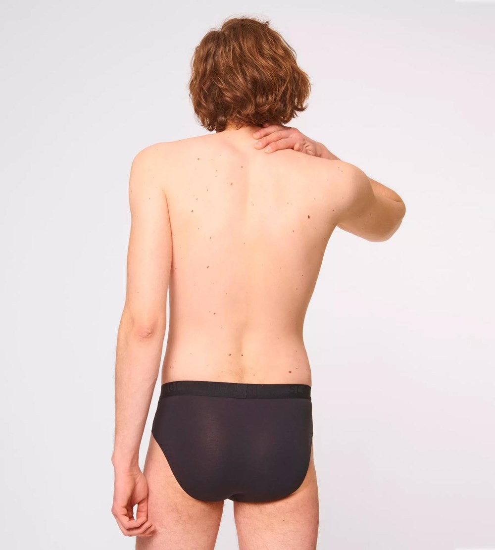 Sloggi Evernew Midi Czarne | 03714-MBOY
