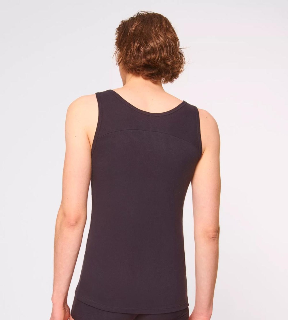 Sloggi Free Evolve Vest Tank Top Czarne | 53094-FUWS
