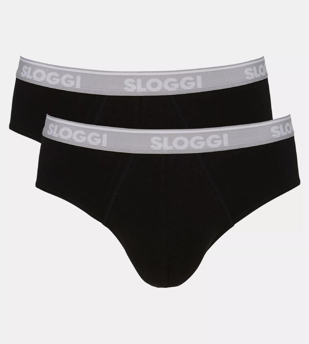 Sloggi Go Abc Midi Czarne | 50481-SZQO
