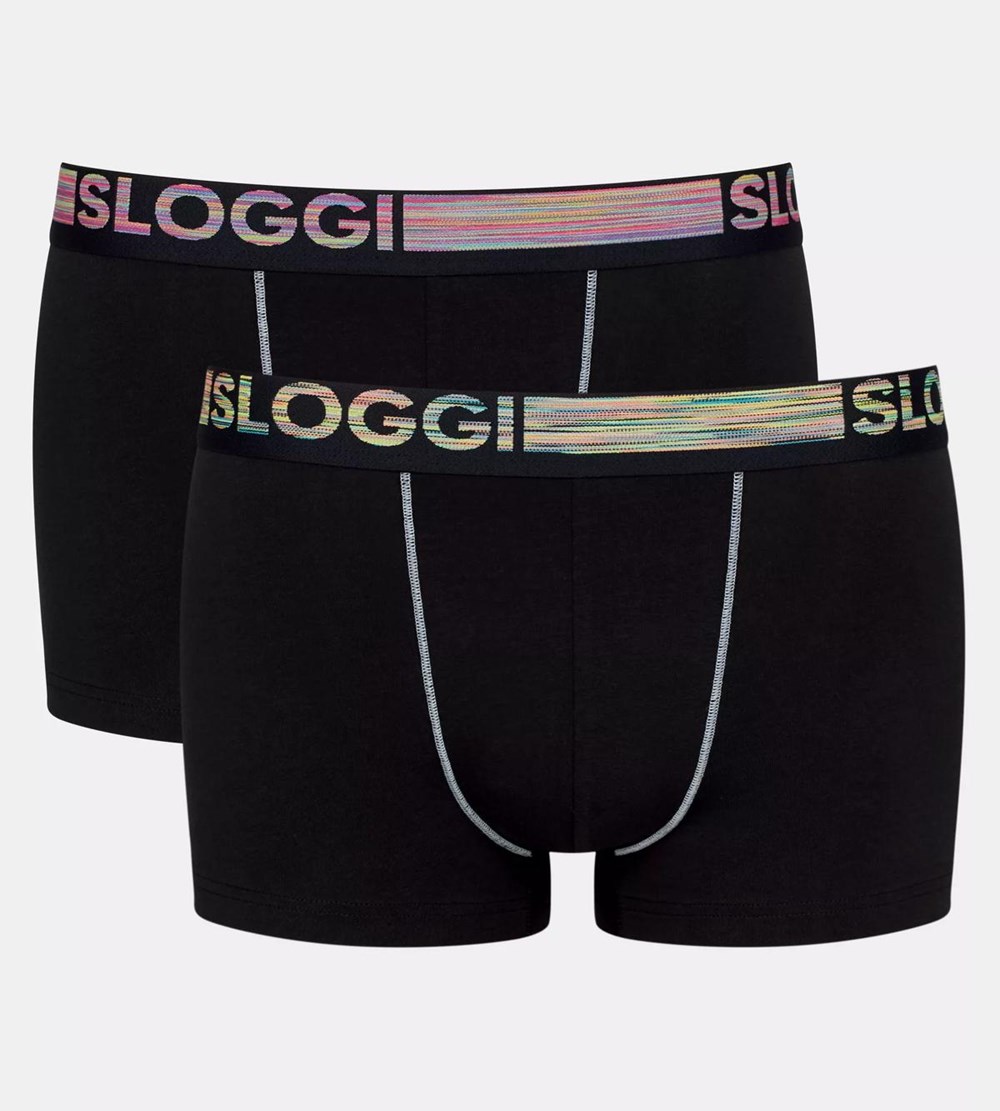 Sloggi Go Abc Natural Hipster Czarne | 59246-VRLF