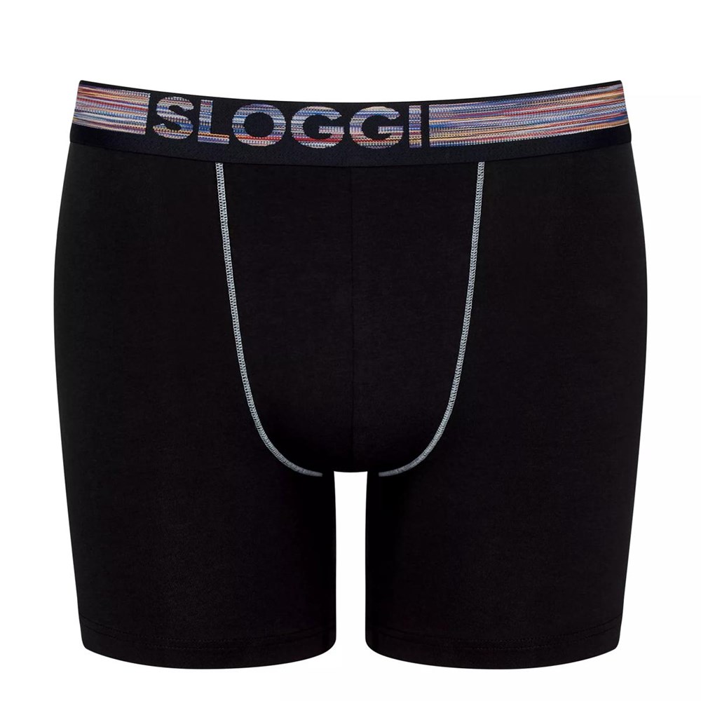 Sloggi Go Abc Natural Shorts Czarne | 18345-AKUR