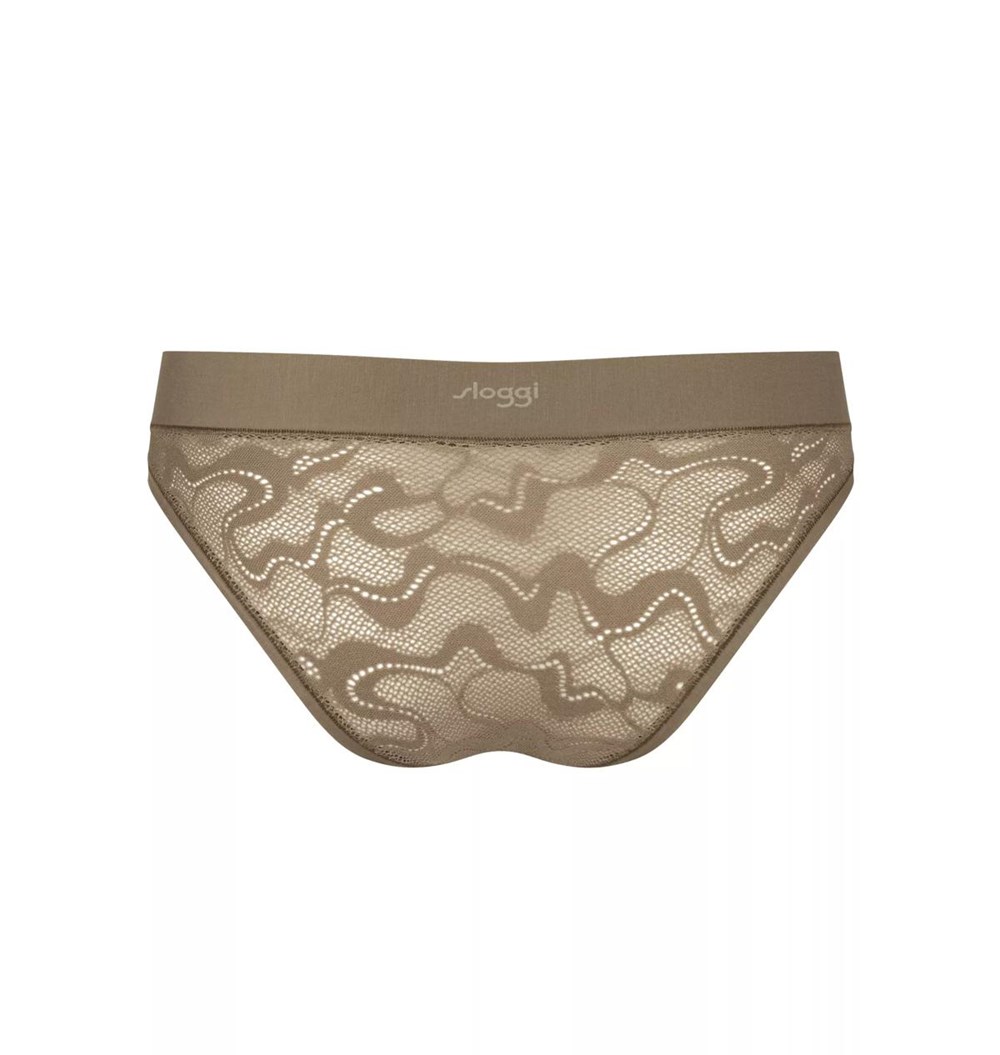 Sloggi Go Allround Koronkowe Mini Szare | 71406-JHOE