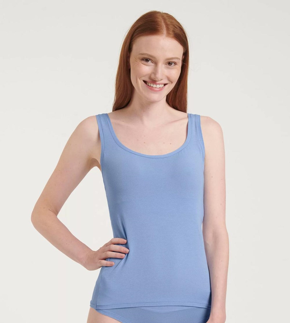Sloggi Go Allround Vest Tank Top Riviera | 70218-BZQT