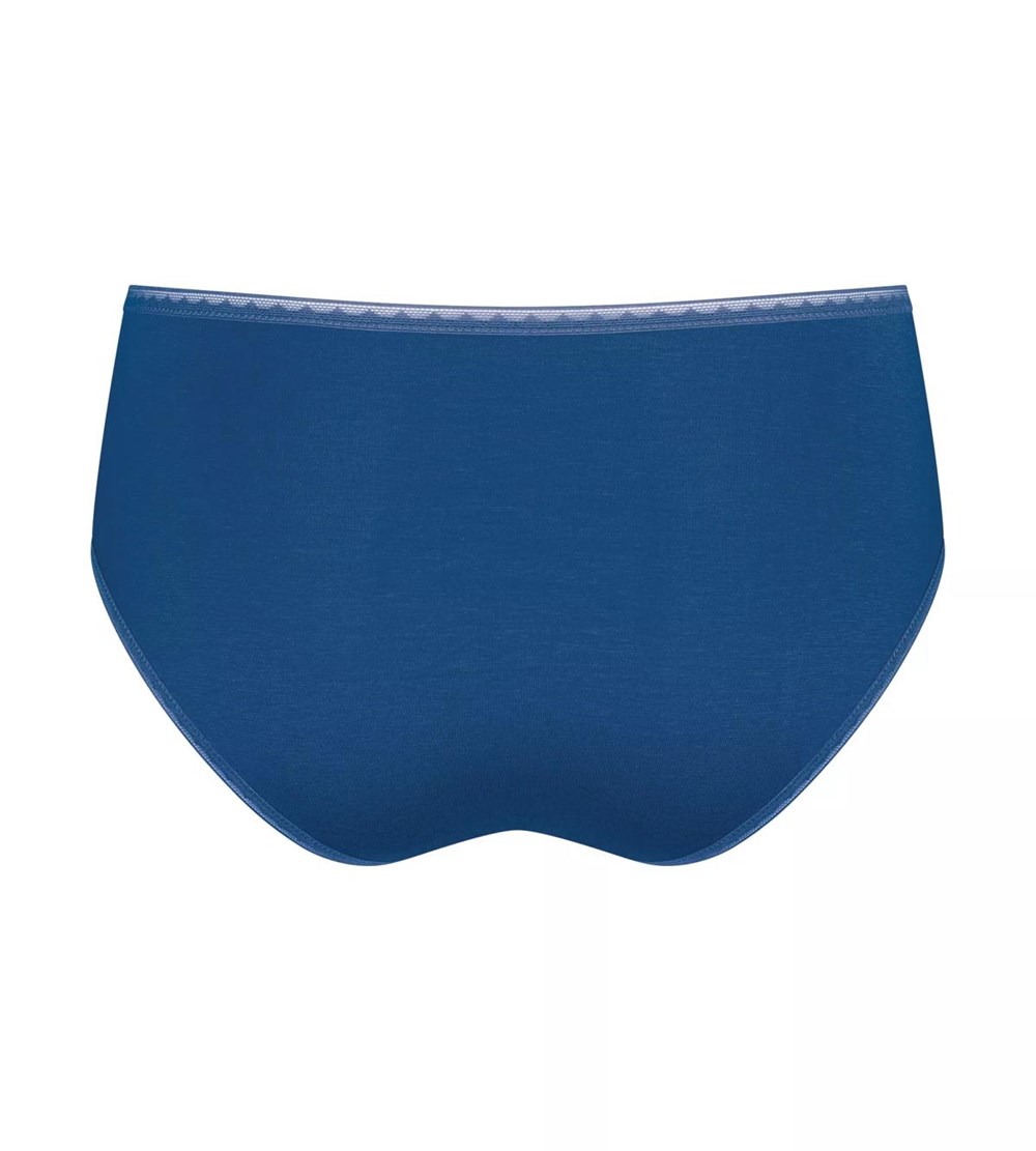 Sloggi Go Midi Niebieskie Ciemny | 84652-LUID
