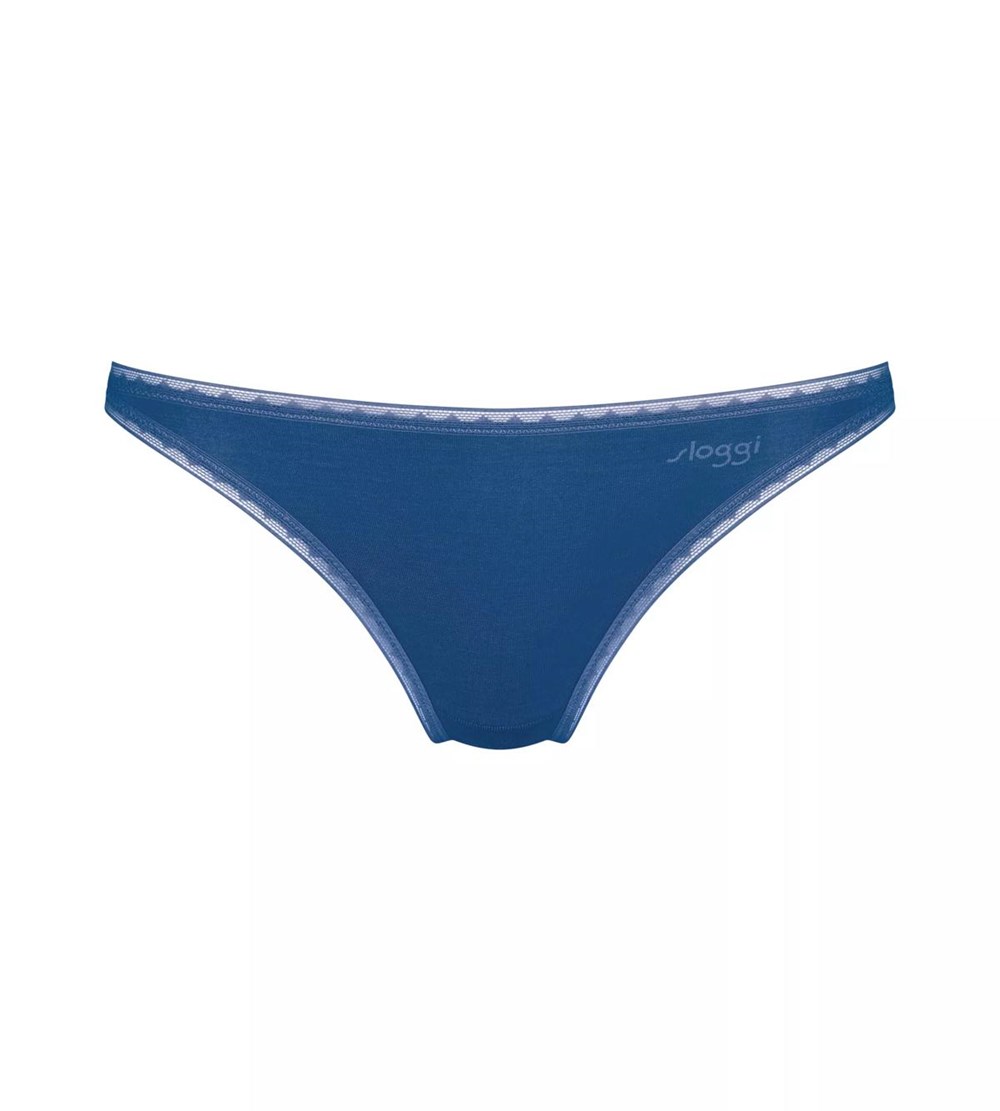 Sloggi Go Mini Niebieskie Ciemny | 92075-CQXG