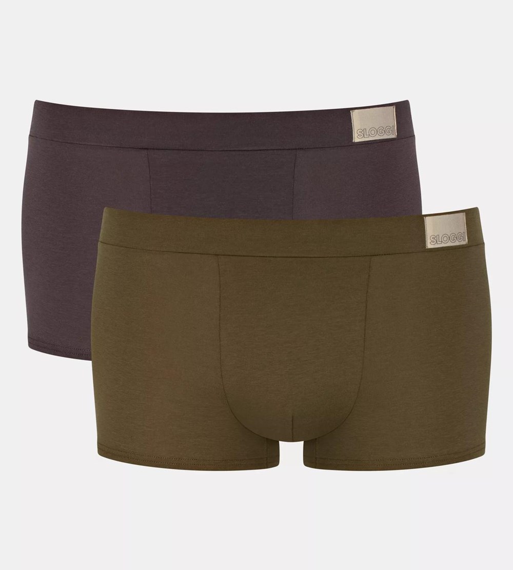Sloggi Go Natural Hipster Brązowe Ciemny | 89401-URHV