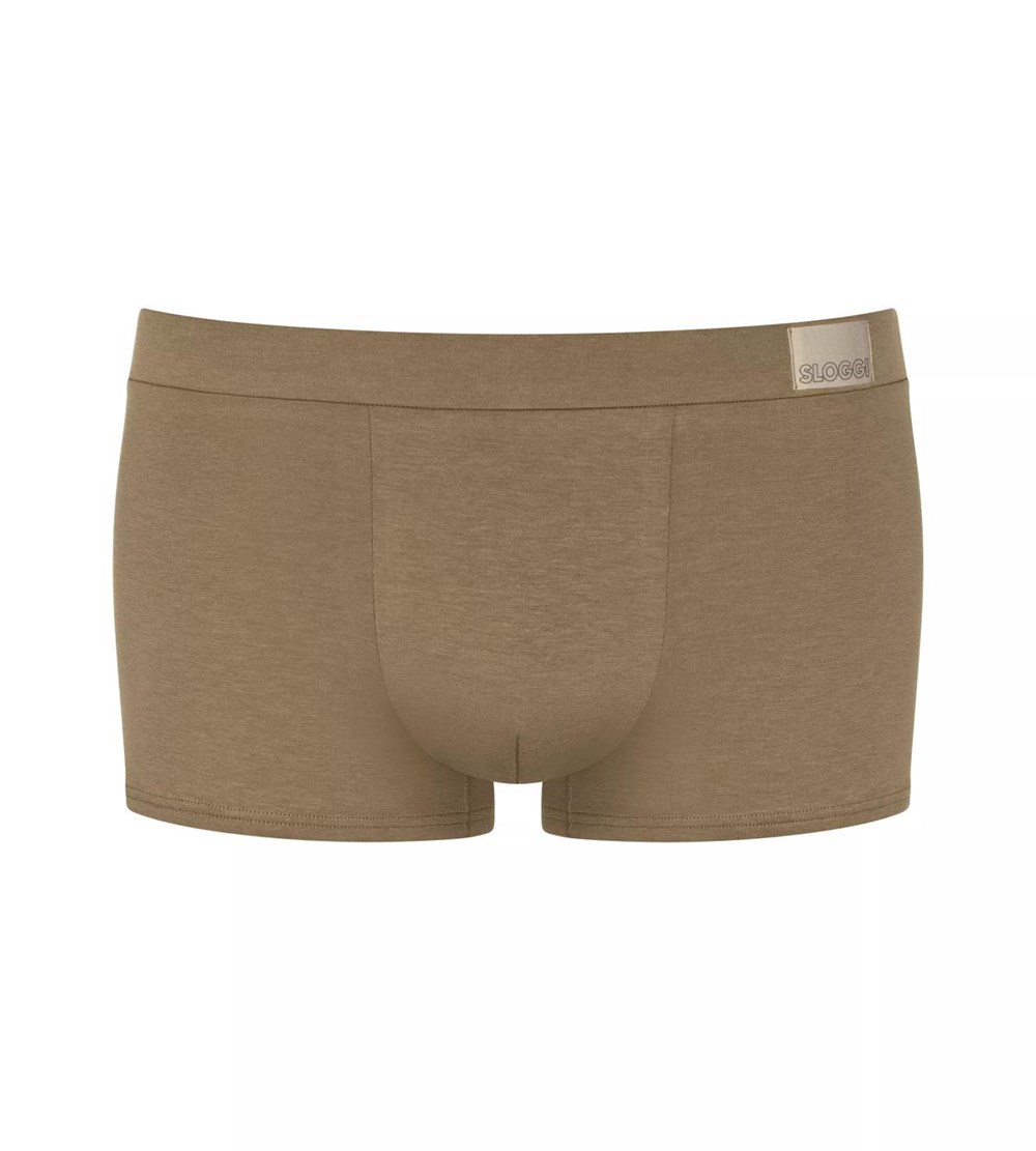 Sloggi Go Natural Hipster Brązowe Ciemny | 98015-SFDI