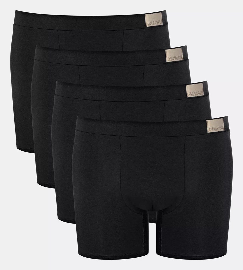 Sloggi Go Natural Shorts Czarne | 75396-DXJR