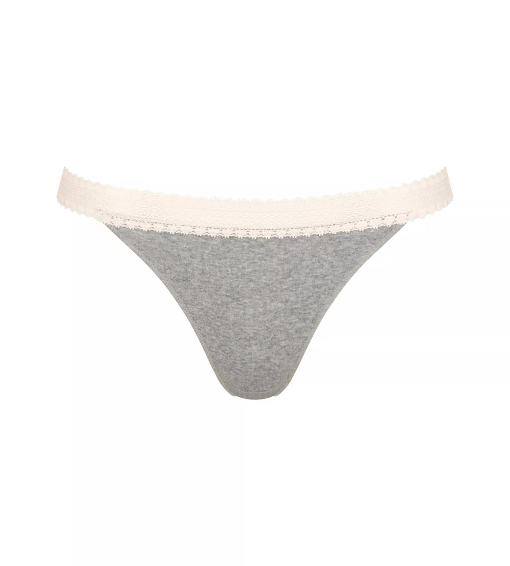 Sloggi Go Żebrowany Brazilian Brief Niebieskie Głęboka | 35129-RZKQ