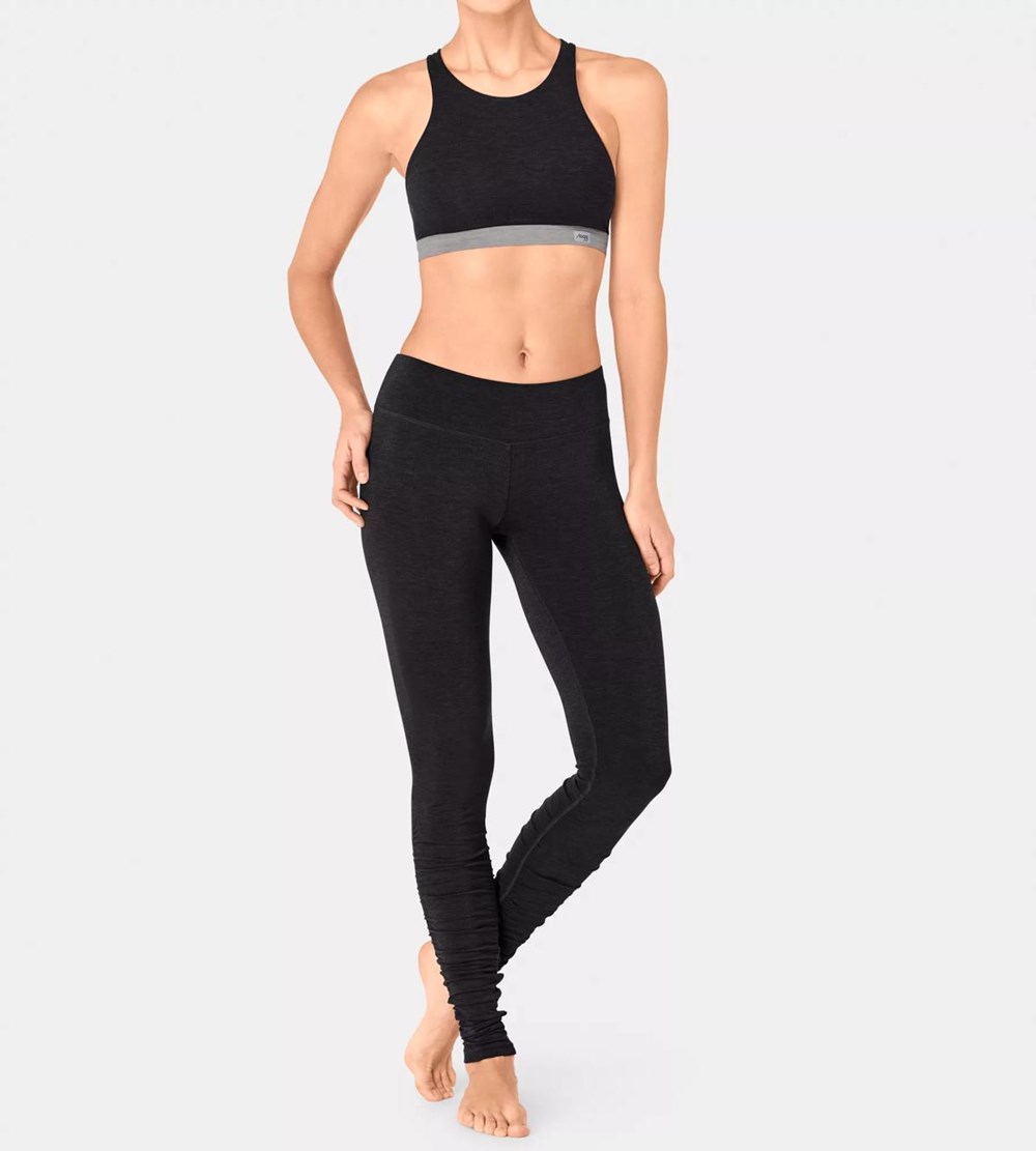 Sloggi Move Flow Shirt Top Czarne | 19654-VRNL