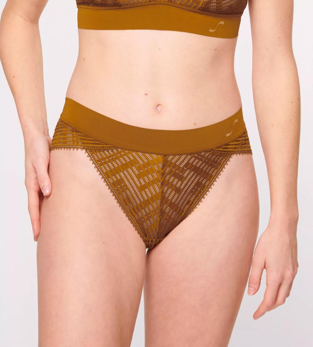 Sloggi S Seven Tai Brief Złote | 81362-LZPW