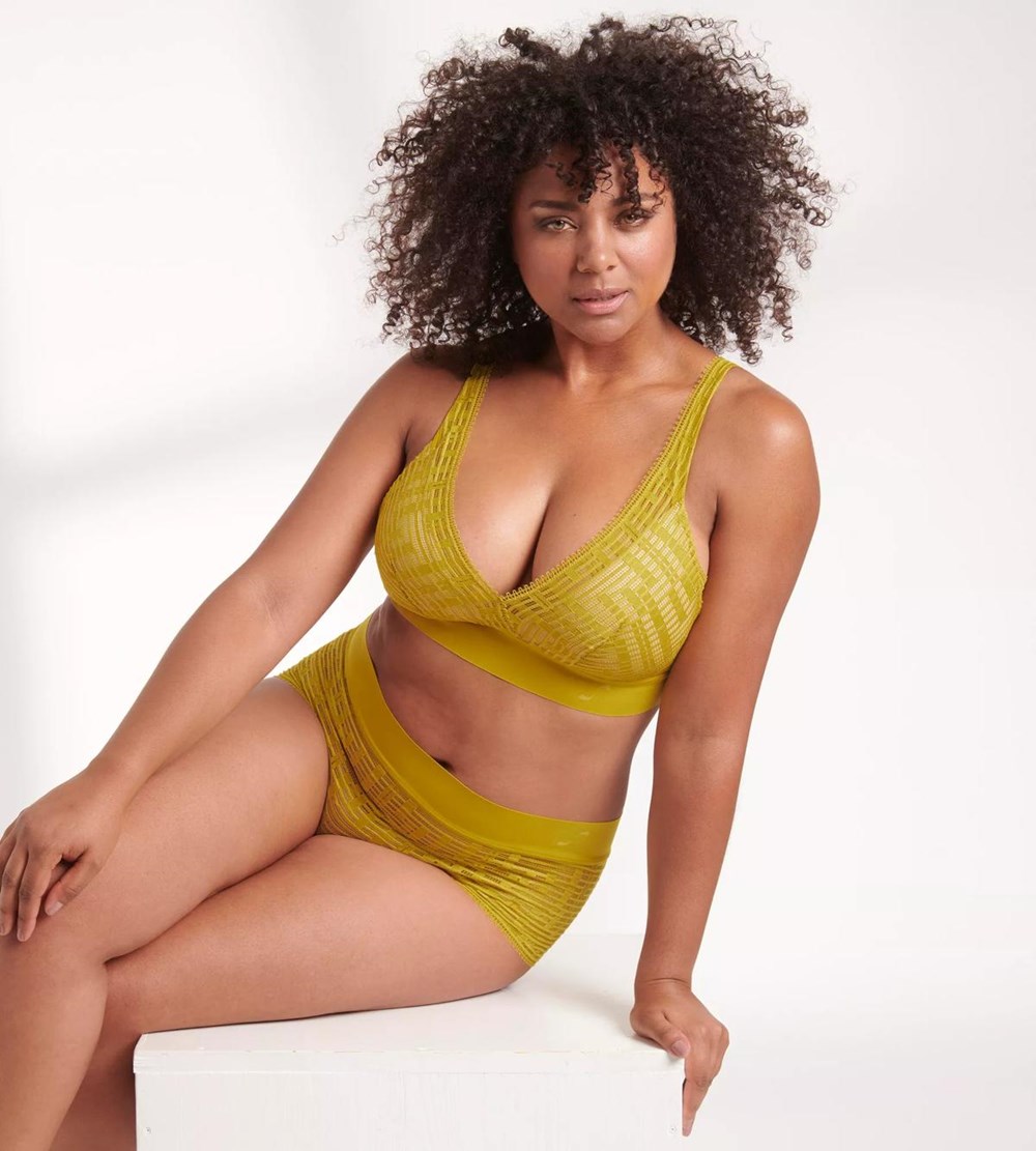 Sloggi S Seven Watowany Bra Summer lime | 52104-IDYQ