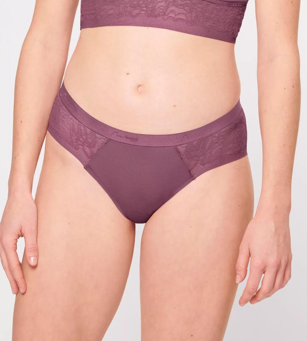 Sloggi S Shadow Hipster Lila Clover | 69183-WVZF