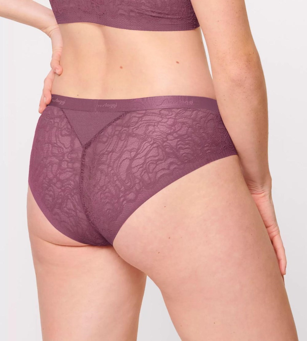 Sloggi S Shadow Hipster Lila Clover | 69183-WVZF