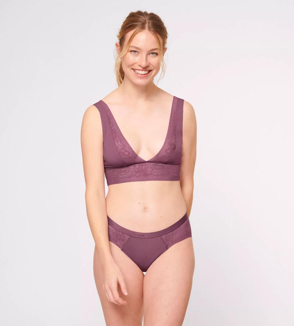 Sloggi S Shadow Hipster Lila Clover | 69183-WVZF