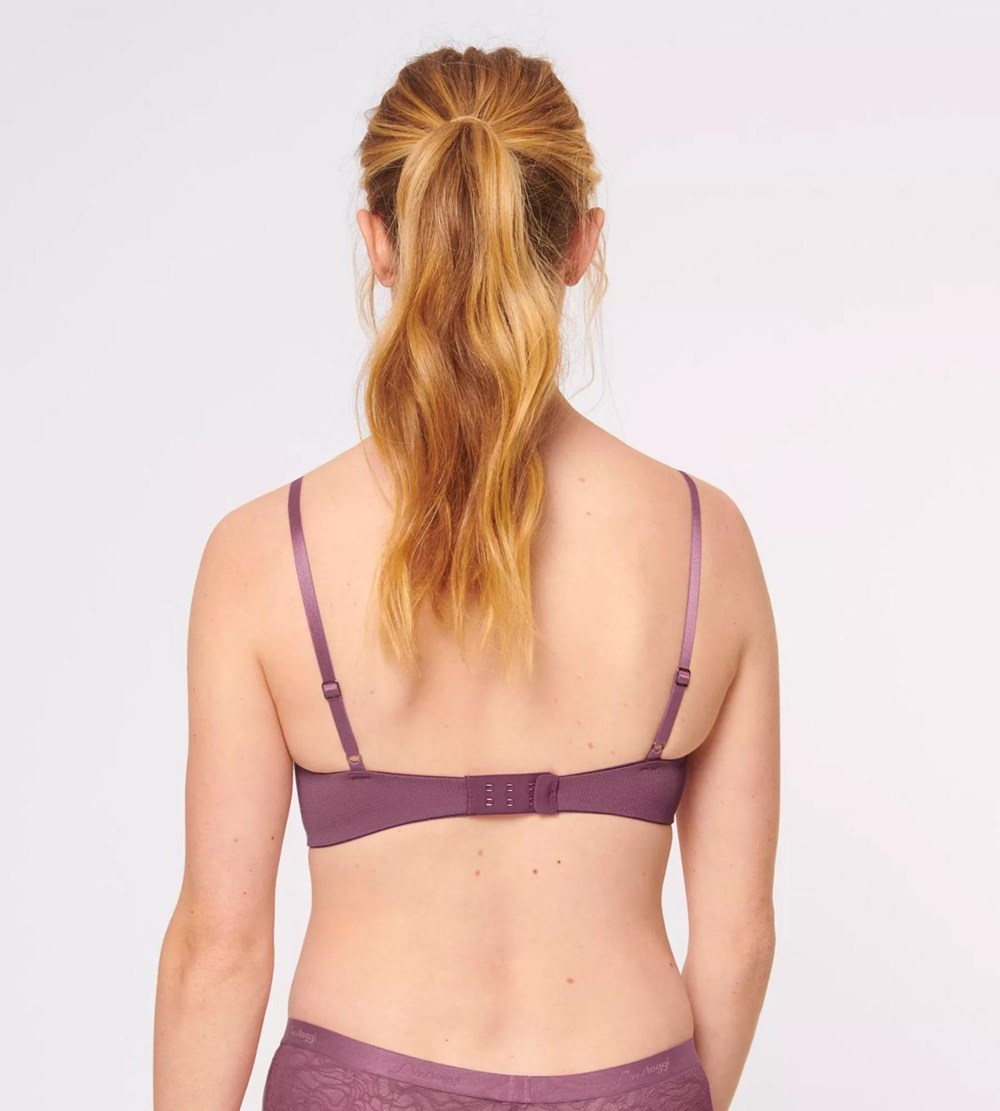 Sloggi S Shadow Soft Bra Lila Clover | 61902-EMRX