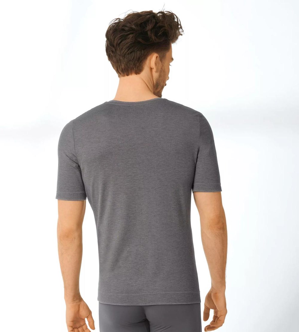 Sloggi S Sophistication Men`s Shirt With Krótkie Sleeves Wisteria | 90521-UGJW