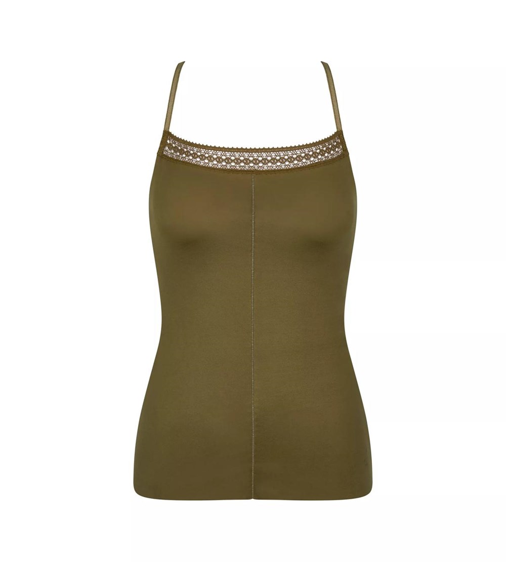 Sloggi S Subtle Vest Tank Top Dried laver | 95376-XYBP