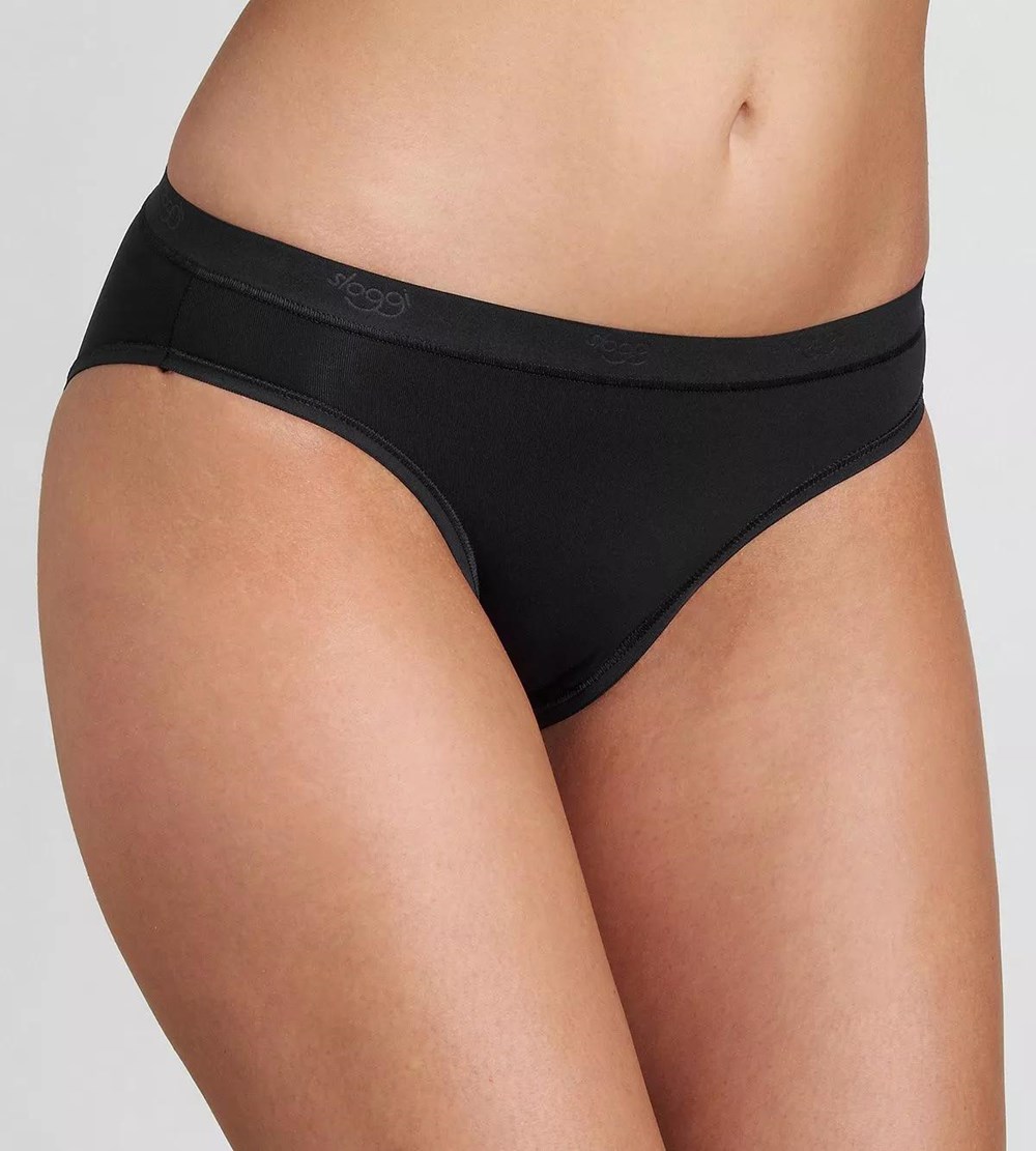 Sloggi Sensual Fresh Tai Brief Czarne | 34197-WBNF