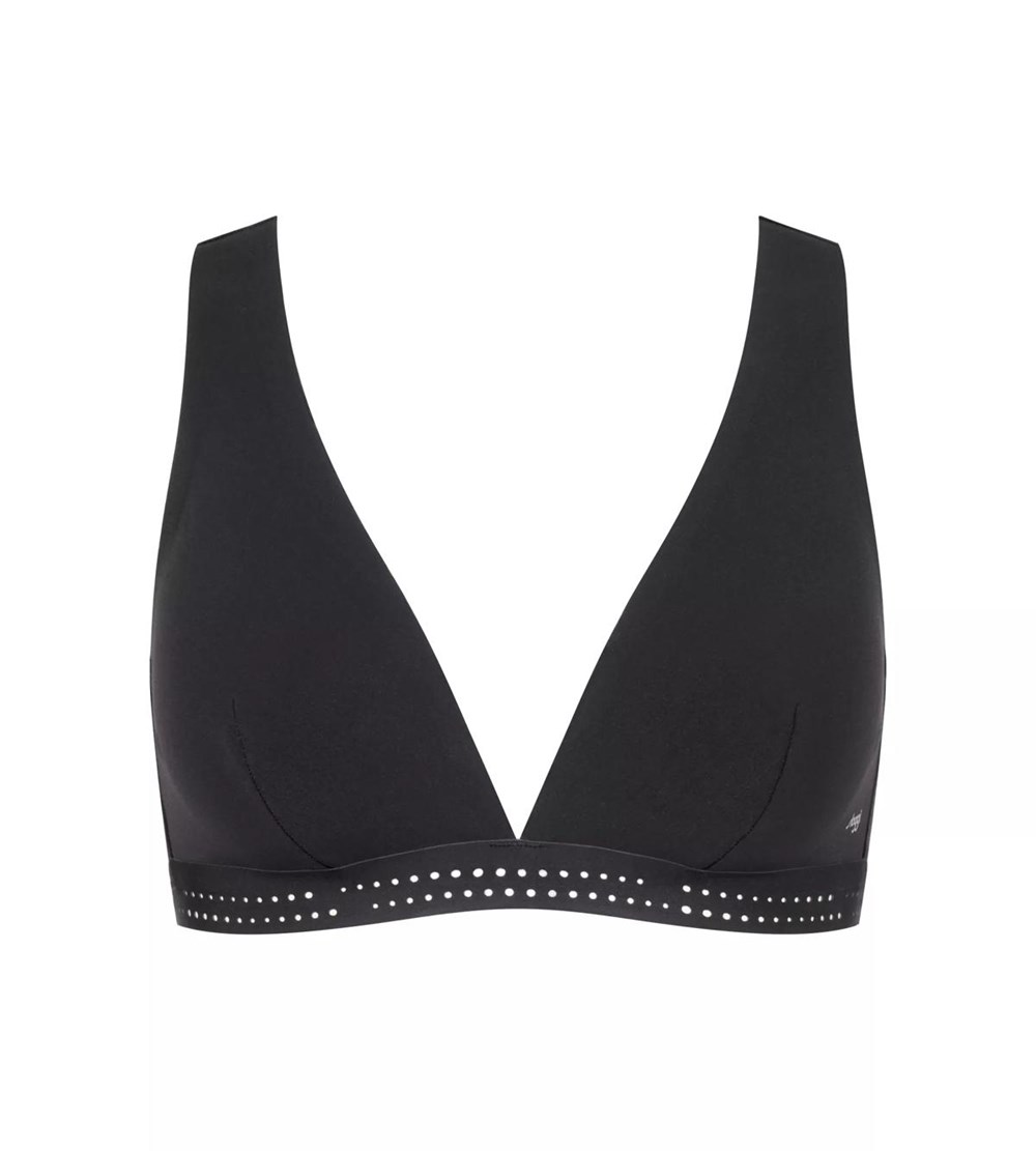 Sloggi Shore Arienzo Bikini Top Watowany Czarne | 84759-WLNB