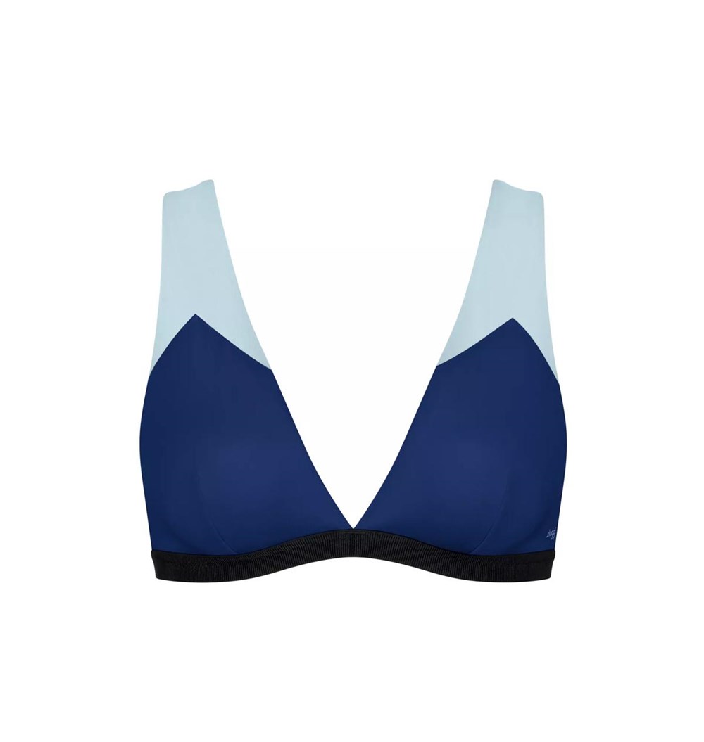 Sloggi Shore Blue Acara Bikini Top Niebieskie | 60793-FYGH