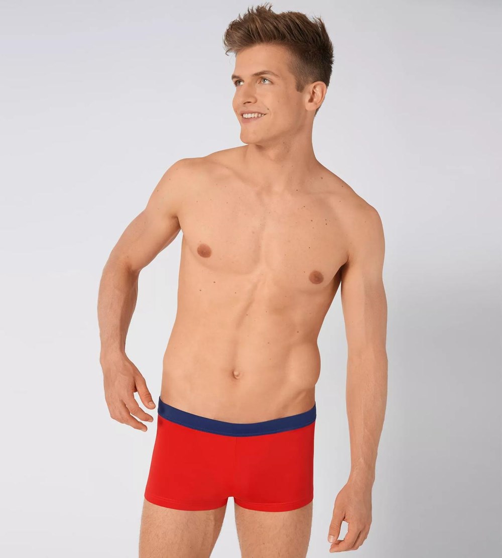 Sloggi Shore Chukk Swimshorts Czerwone | 52147-YDWO
