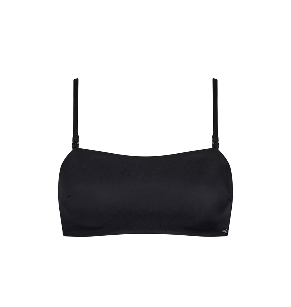 Sloggi Shore Flower Horn Bikini Bandeau Niebieskie Ciemny | 75096-MLDO