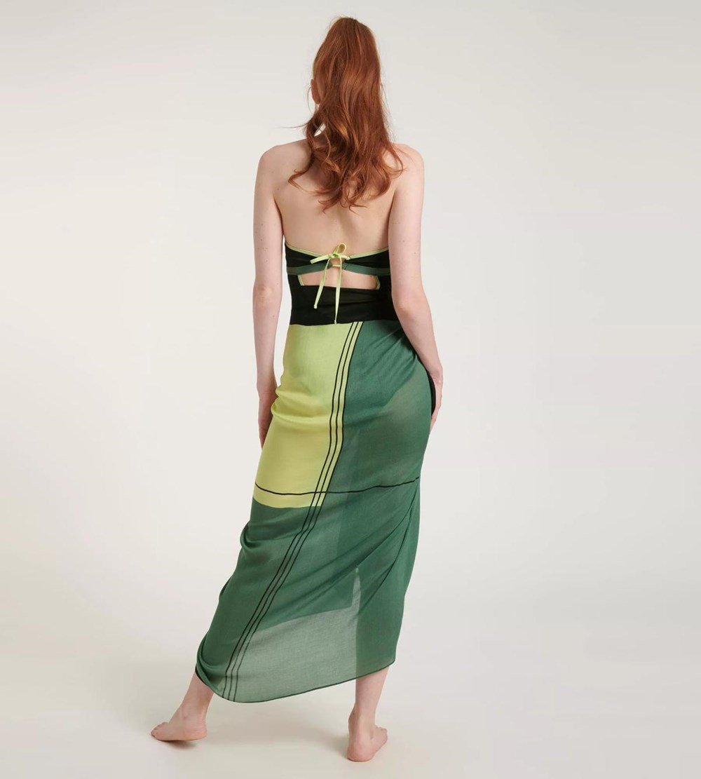 Sloggi Shore Gavitella Pareo Zielone | 57468-WGEY