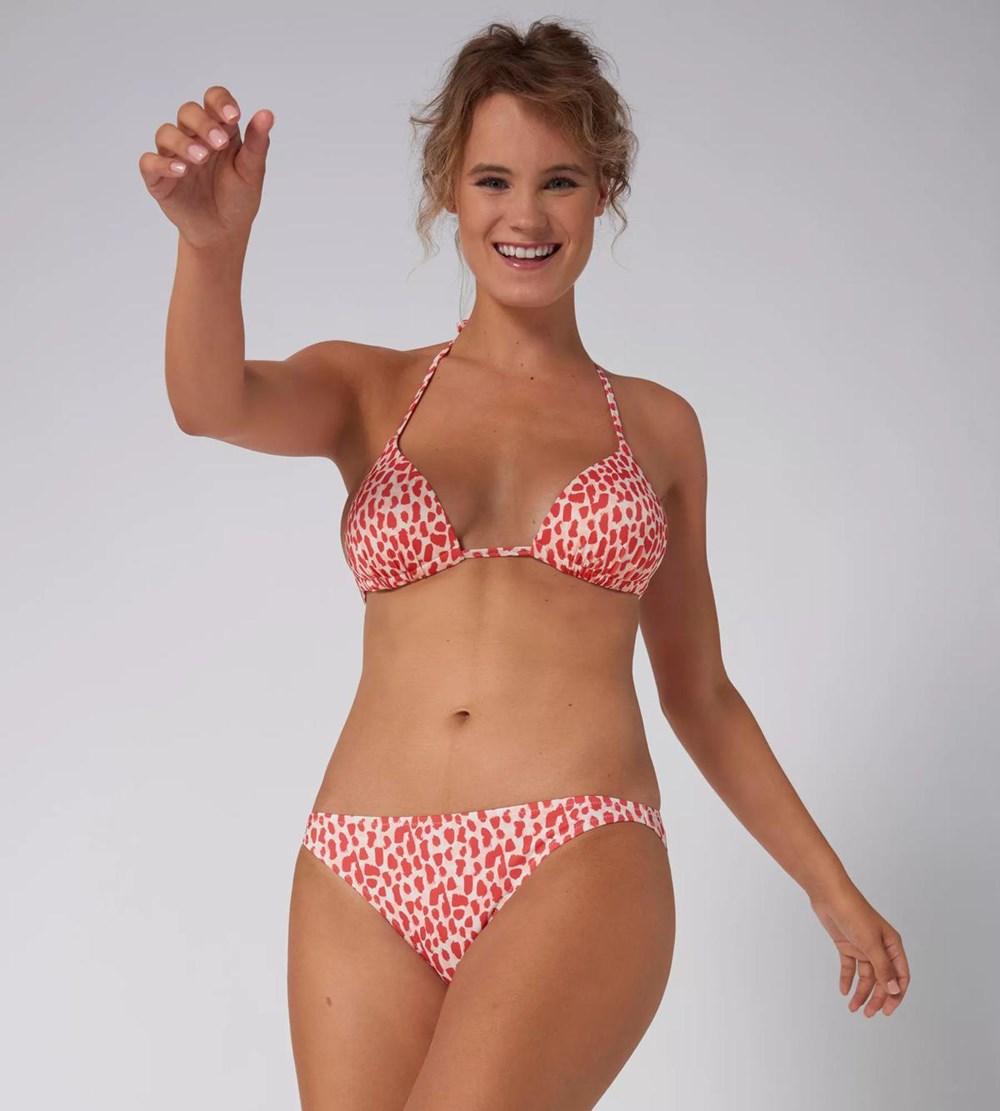 Sloggi Shore Koh Tachai Bikini Top Watowany Różowe Głęboka | 68731-SRXZ