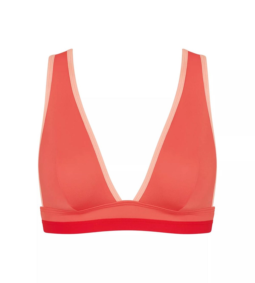 Sloggi Shore Marina Grande Bikini Top Koralowe | 31924-UNHP