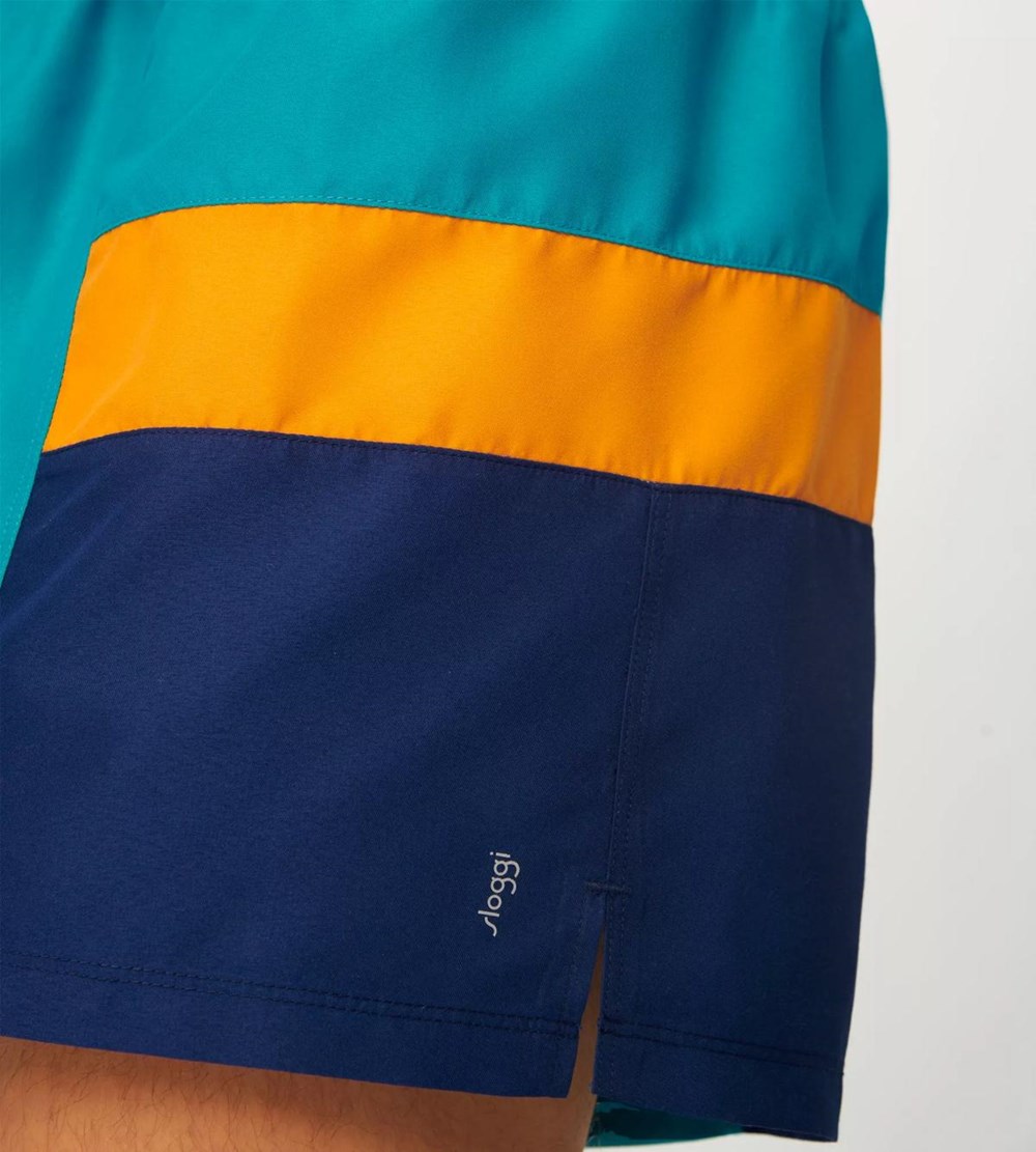 Sloggi Shore Sea Goldie Swimshorts Caribbean Sea | 53089-JHNC