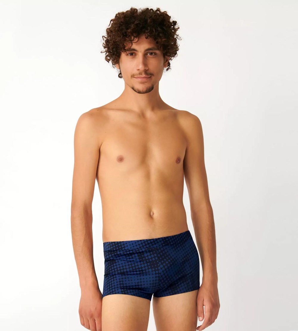 Sloggi Shore Spiny Puffer Swimshorts Czarne | 70961-XWRM