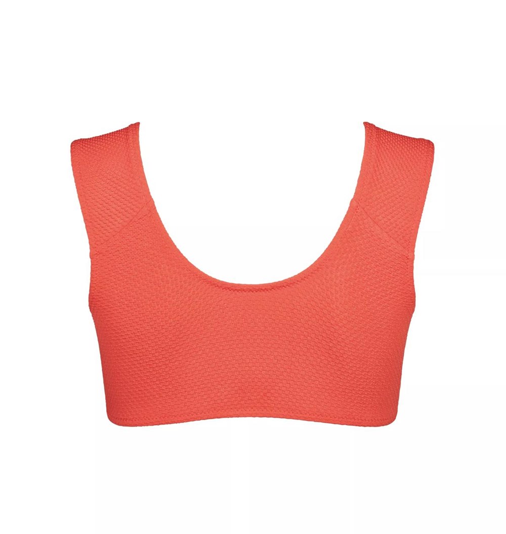 Sloggi Shore Vanuatu Islands Bikini Top Koralowe | 51032-UHLO