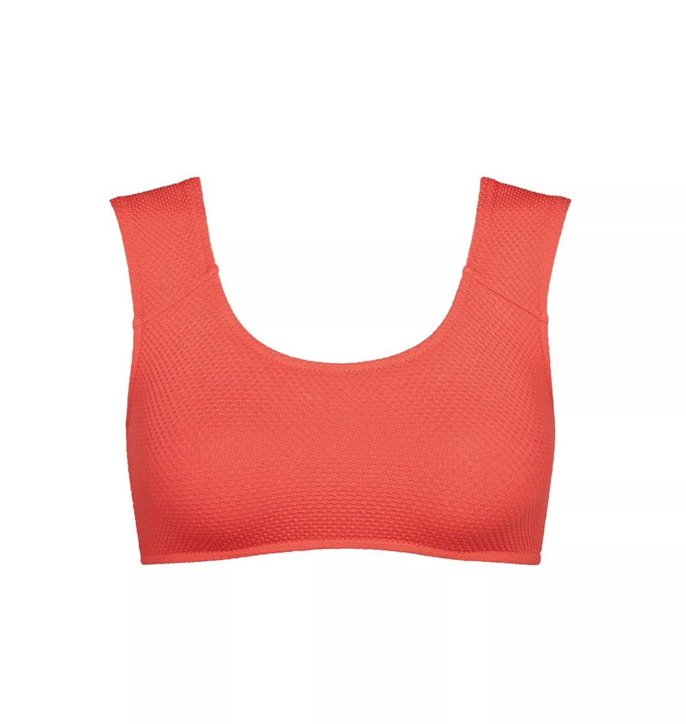Sloggi Shore Vanuatu Islands Bikini Top Koralowe | 51032-UHLO